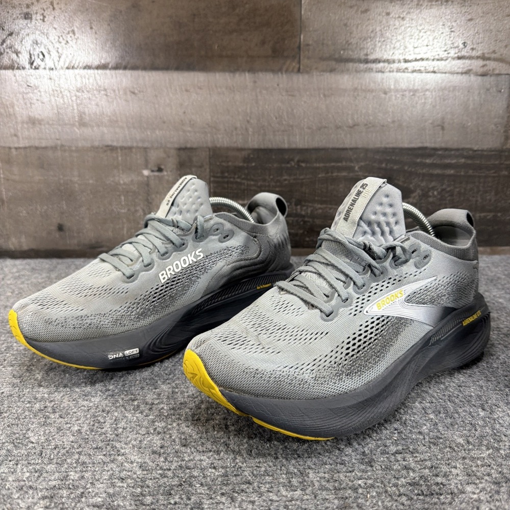 Brooks Adrenaline GTS 25 Running Shoes DNA LOFT v3 Athletic Sneakers Mens 8 Gray
